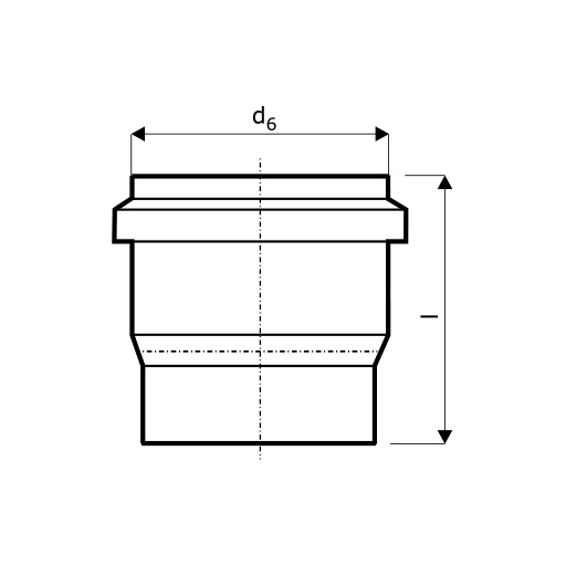 Схема KG2000BA – врезка по месту (бетонная труба, колодец, септик)