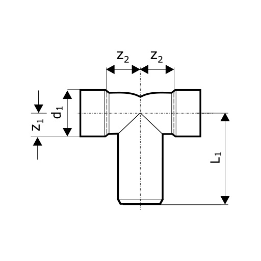 Схема HTDSW - отвод сифонный двойной 90°*